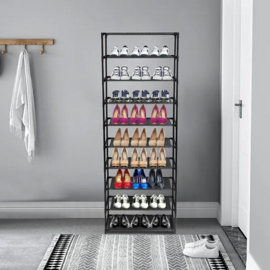Colows 10-Tier Stackable Shoe Rack